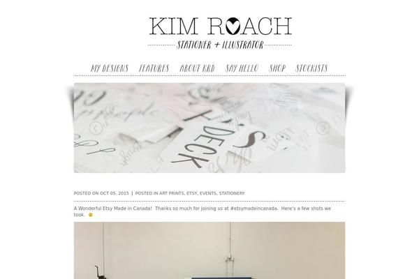 kimroach.ca site used Lyra