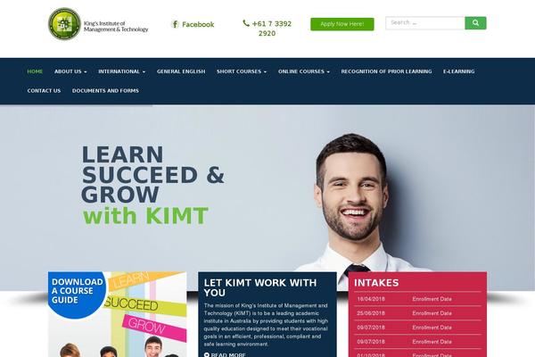 kimt.edu.au site used Kimteduver2