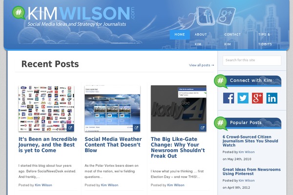kimwilson.com site used Magfolio