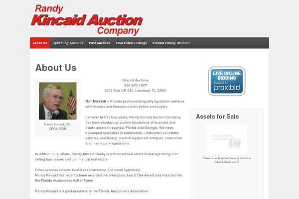WordPress website example screenshot