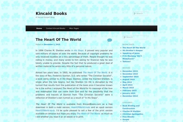WordPress website example screenshot