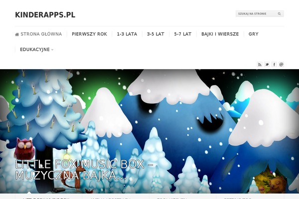 kinderapps.pl site used Scoreme Theme