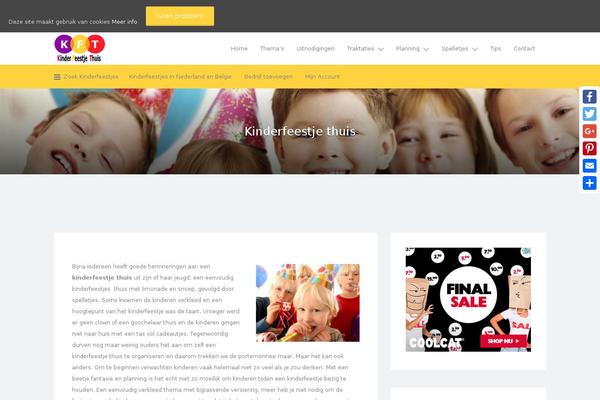 Listify Child theme site design template sample