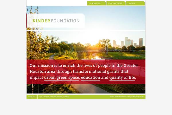 kinderfoundation.org site used Kinderfoundation