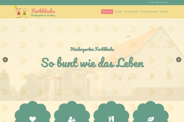 kindergarten-farbklecks.de site used Kidszone-child