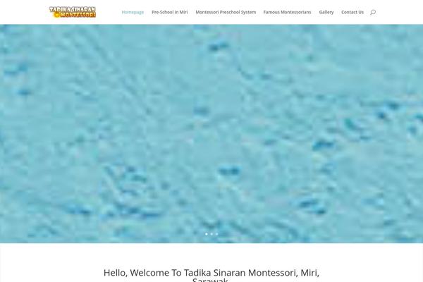 Divi theme site design template sample