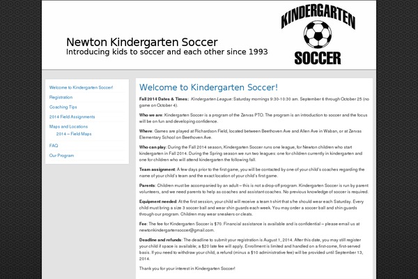 WordPress website example screenshot