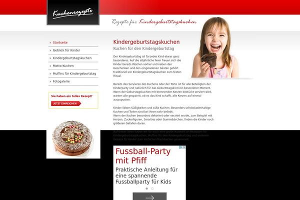 kindergeburtstagskuchen.net site used Kuchen