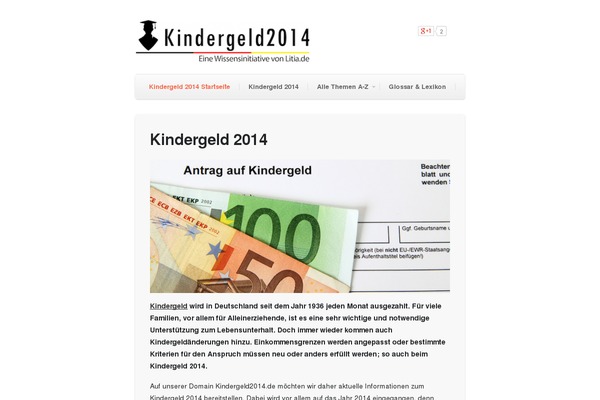 kindergeld2014.de site used Little