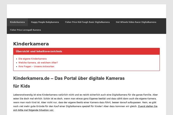 WordPress website example screenshot
