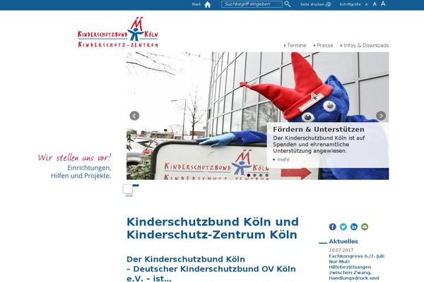 kinderschutzbund-koeln.de site used Kinderschutzbund