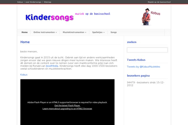 kindersongs.nl site used Modernize_v2-22