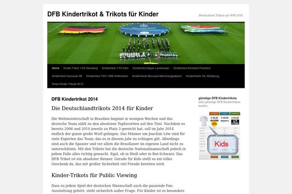 Twenty Ten theme site design template sample