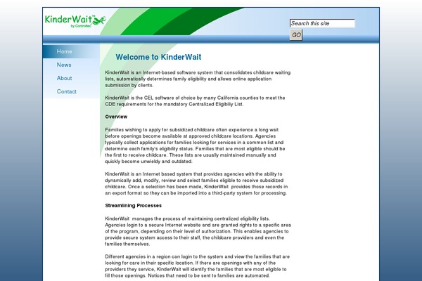 kinderwait.com site used Cs_fmwk_lnav_2col_3btw_child