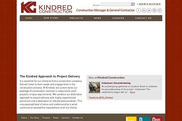 kindredconstruction.com site used Kindred