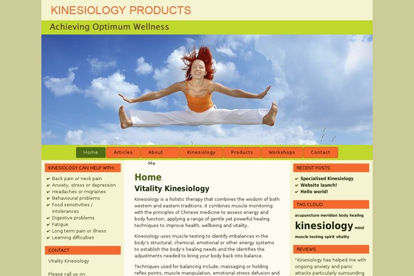kinesiologyproducts.com site used Vitalitykinesiologyv4