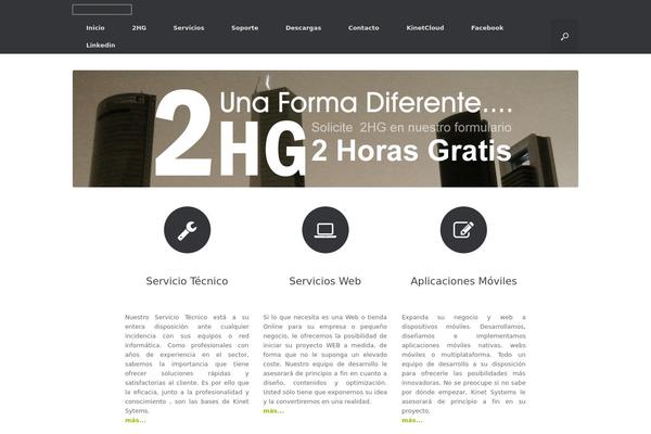 WordPress website example screenshot