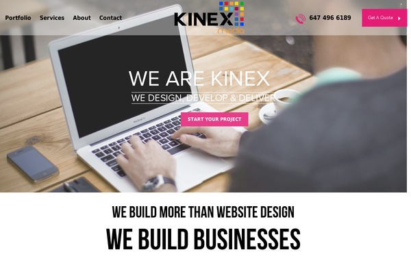 kinexm theme websites examples