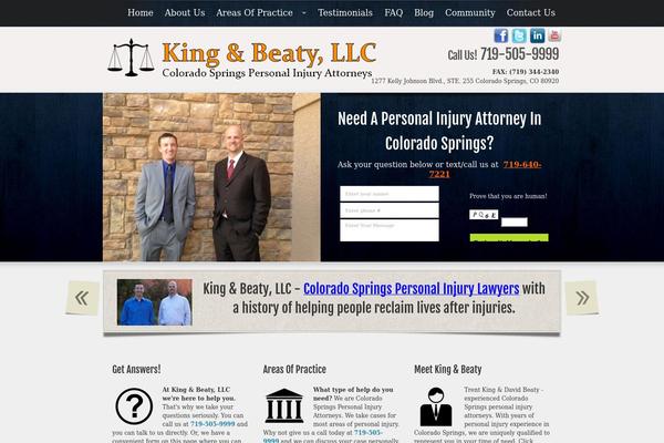 kingandbeaty.com site used Webdesigncompany