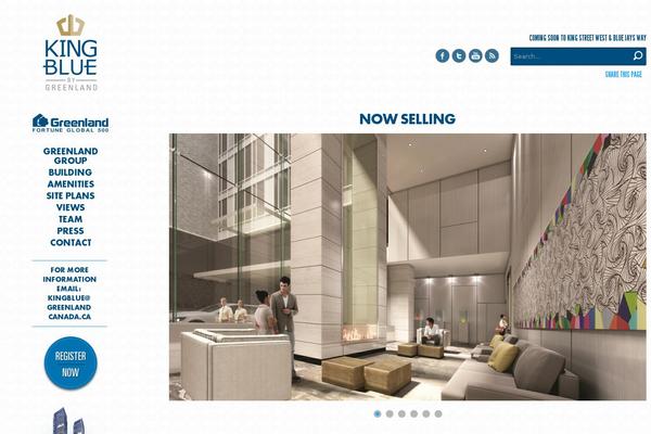 kingbluecondos.com site used Kingblue-website