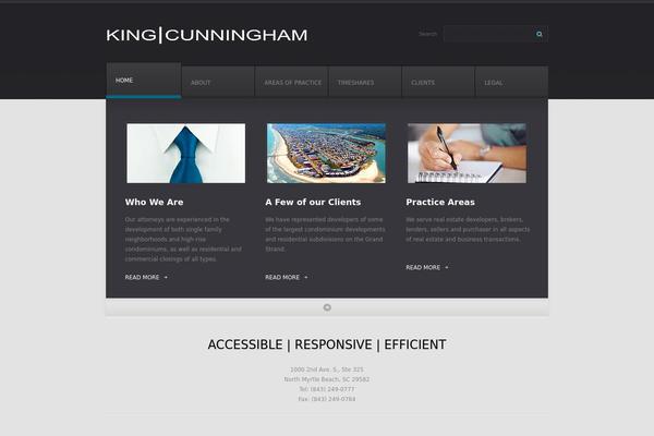 kingcunningham.com site used Theme1743