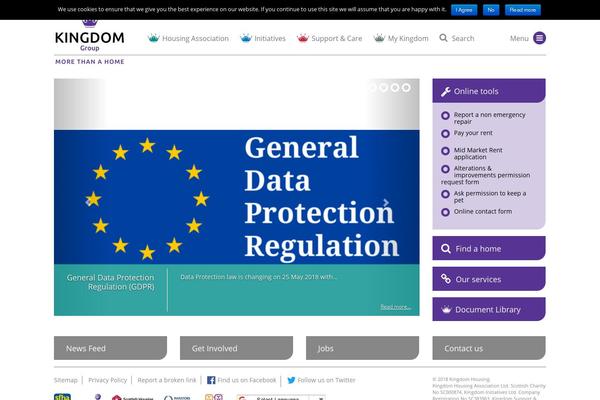 WordPress website example screenshot