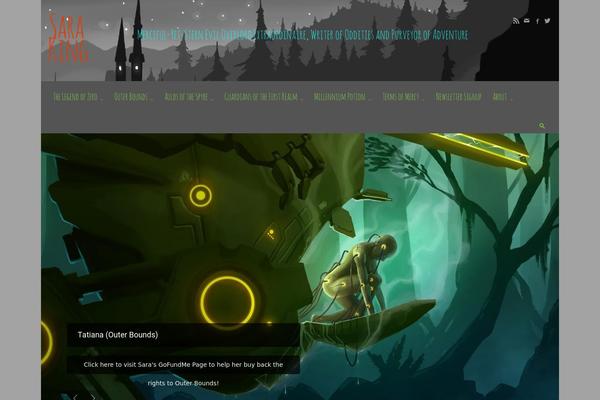 Vantage theme site design template sample