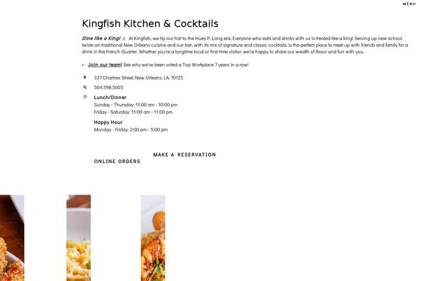 kingfishneworleans.com site used Creolecuisine-restaurants