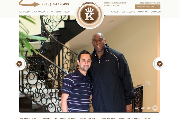 kingironworks.com site used Kiw