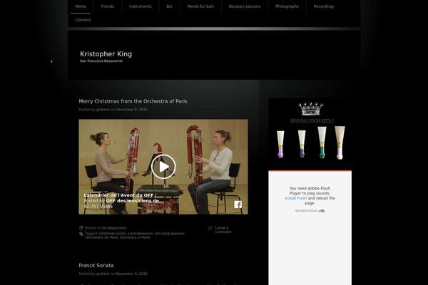WordPress website example screenshot