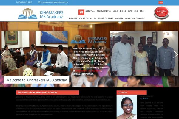 kingmakersiasacademy.com site used Metroking