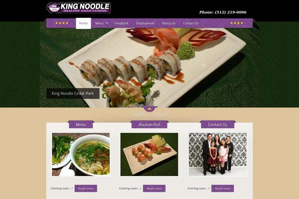 The Restaurant theme site design template sample