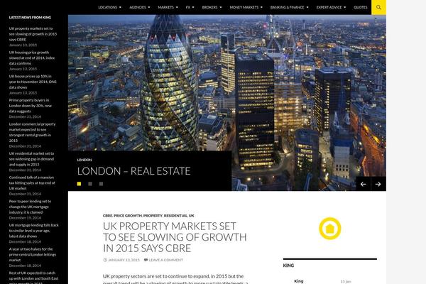 WordPress website example screenshot