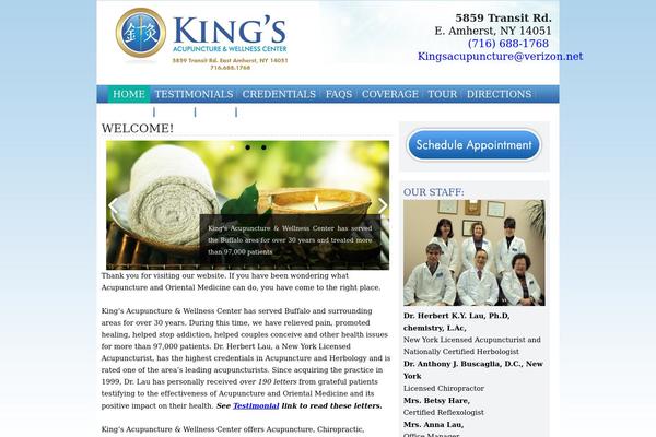 kingsacupuncture.com site used Acupuncturetheme