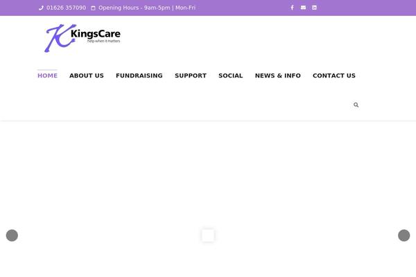 kingscare.co.uk site used Hearty