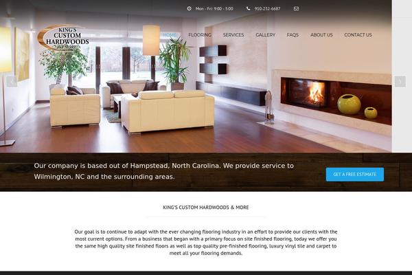 Constructo theme site design template sample