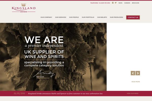 kingsland theme websites examples