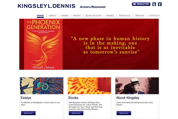 kingsleydennis.com site used Wsi-theme