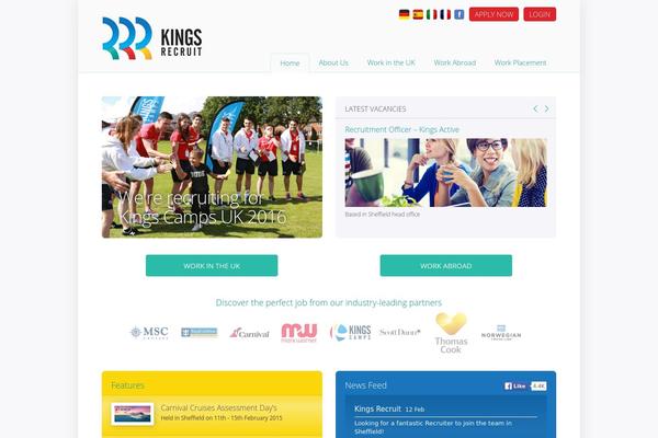 kingsrecruit.com site used Kingsrecruit-theme-2019