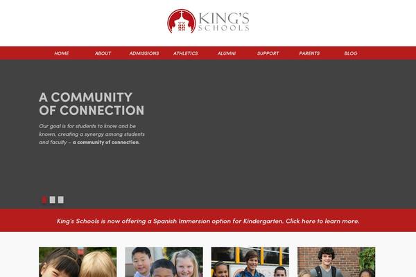 kingsschools.org site used Kingsschools