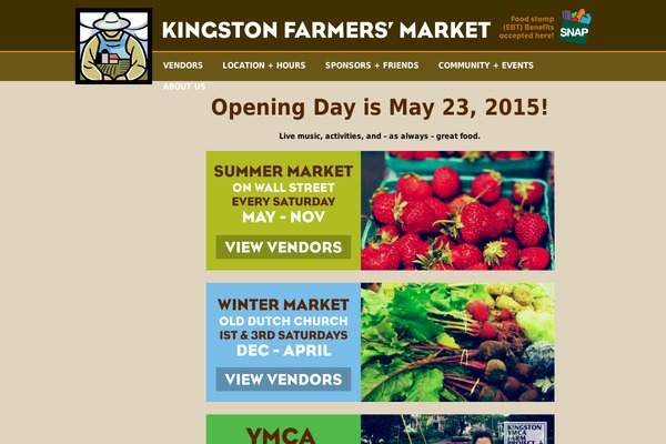 kingstonfarmersmarket.org site used Kfm