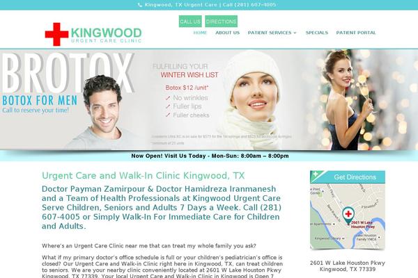 kingwoodurgentcareclinic.com site used Spa