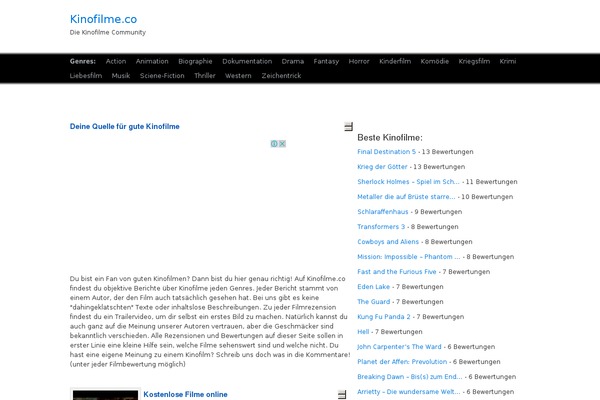 WordPress website example screenshot