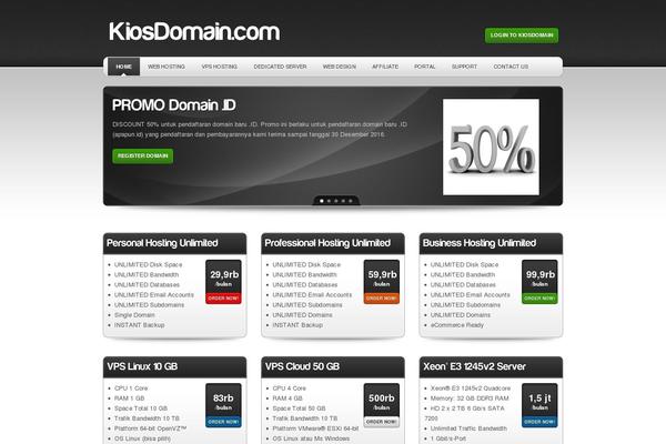 WordPress website example screenshot