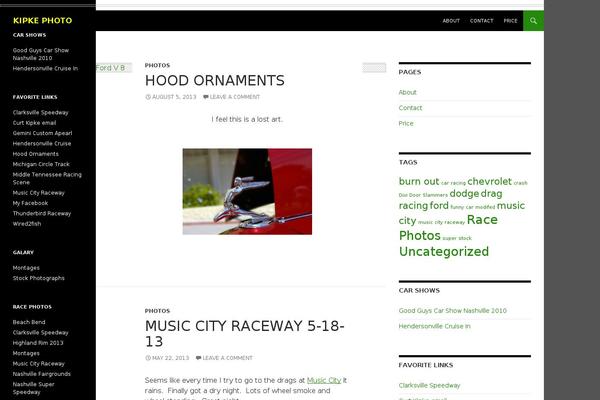 Twenty Fourteen theme site design template sample