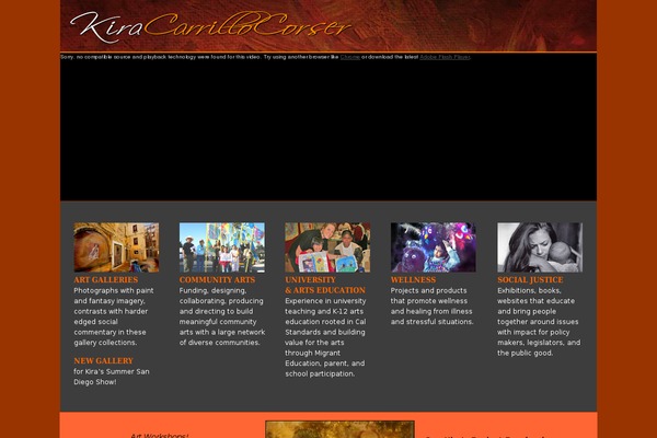 WordPress website example screenshot