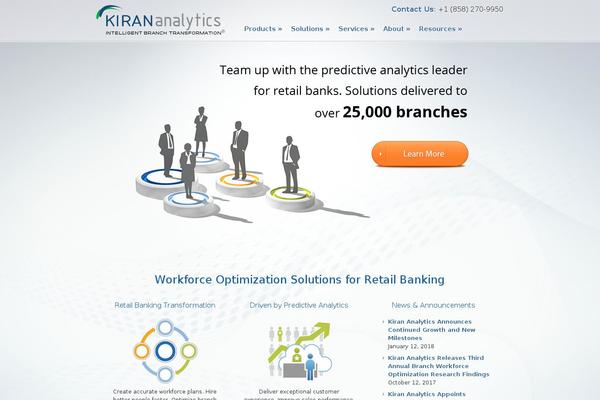 kiran.com site used Verint