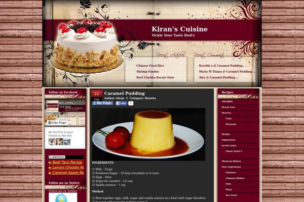 kiranmary.com site used Cake_recipe