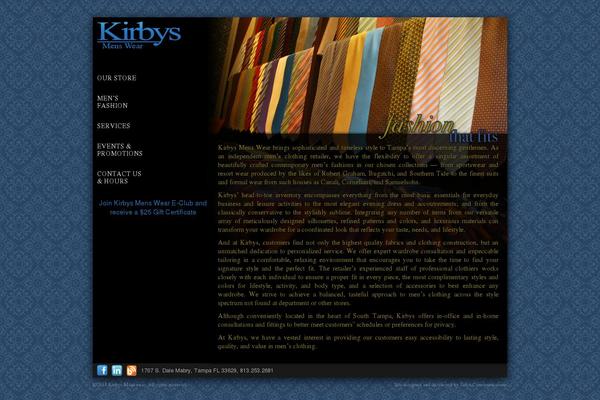 Kirby theme site design template sample