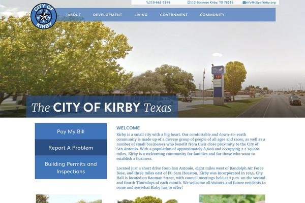 kirbytx.org site used Kirbytx
